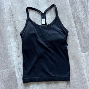 Black Strappy Tank Top